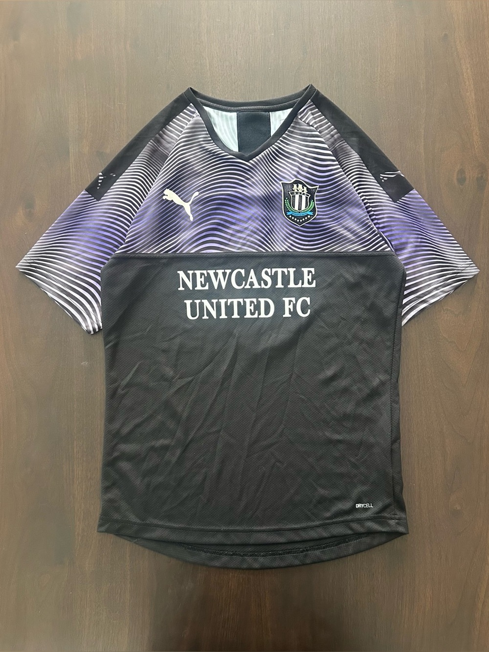 Puma New Castle United FC 2018-2019 Men's dryCELL Soccer Jersey #3 Size M